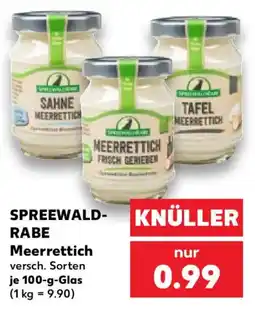 Kaufland SPREEWALD-RABE Meerrettich Angebot