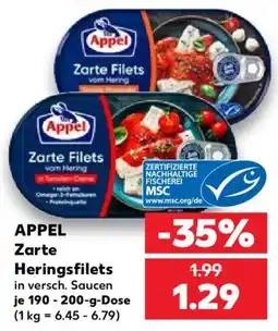 Kaufland Appel Zarte Heringsfilets Angebot
