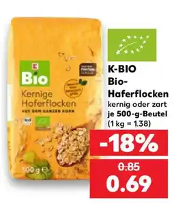 Kaufland K-BIO Bio-Haferflocken Angebot