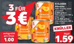 Kaufland K-CLASSIC Pfirsiche Angebot