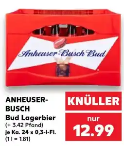 Kaufland ANHEUSER-BUSCH Bud Lagerbier Angebot