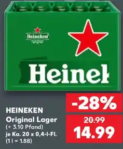 Kaufland HEINEKEN Original Lager Angebot