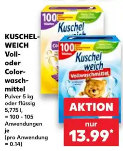 Kaufland Kuschel weich Vollwaschmittel Angebot