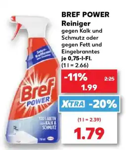Kaufland Bref POWER Reiniger Angebot