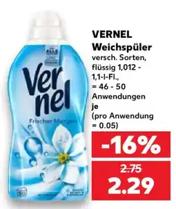 Kaufland Vernel Weichspüler Angebot