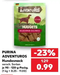 Kaufland PURINA ADVENTUROS Hundesnack Angebot