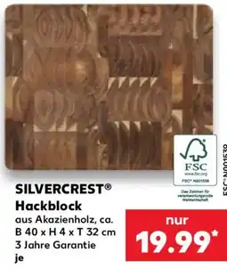 Kaufland SILVERCREST® Hackblock Angebot