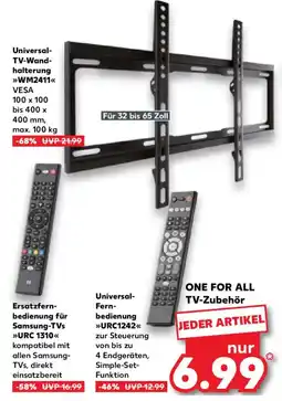 Kaufland One for All TV-Zubehor Angebot