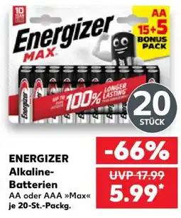 Kaufland Energizer Alkaline-Batterien Angebot