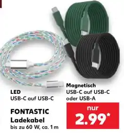 Kaufland FONTASTIC Ladekabel Angebot
