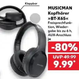 Kaufland MUSICMAN Kopfhörer »BT-X65« Angebot
