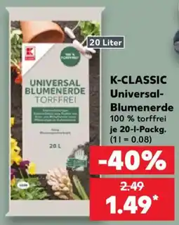 Kaufland K-CLASSIC Universal-Blumenerde Angebot