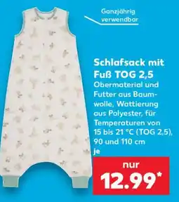 Kaufland Schlafsack mit Fuß Angebot