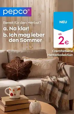 PEPCO Cremfarbene Herbstkollektion Angebot
