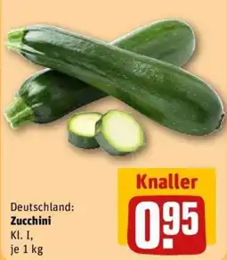 REWE Zucchini Angebot
