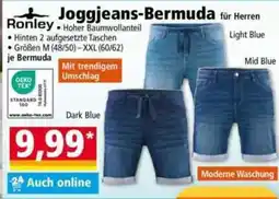 Norma Ronley Joggjeans-Bermuda für Herren Angebot