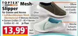 Norma TOPTEX SPORT Mesh-Slipper Angebot