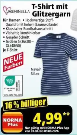 Norma JASMINELLA T-Shirt mit Glitzer garn Angebot