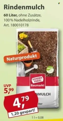 Sonderpreis Baumarkt Rindenmulch Angebot
