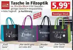 Norma CASA ROYALE Tasche in Filzoptik Angebot