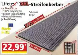 Norma Lifetex XXL-Streifenberber Angebot
