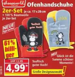 Norma sheepworld Ofenhandschuhe Angebot