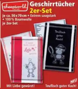 Norma Geschirrtücher Sheepworld Angebot