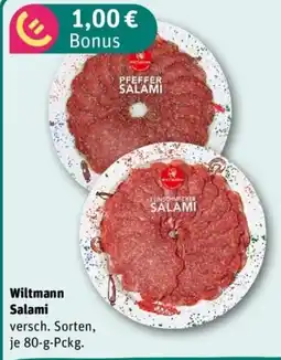 REWE Wiltmann Salami Angebot