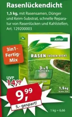 Sonderpreis Baumarkt Allflor Rasenlückendicht Angebot