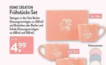 Aldi Nord Home Creation Frühstücks-set Angebot