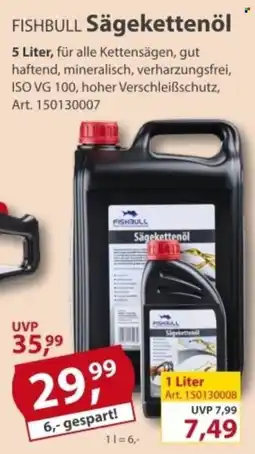 Sonderpreis Baumarkt FISHBULL Sägekettenöl Angebot