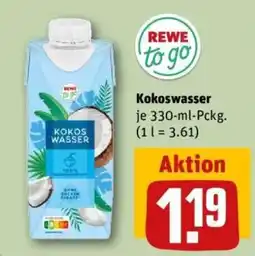 REWE REWE to go Kokoswasser Angebot