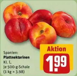 REWE Plattnektarinen Angebot