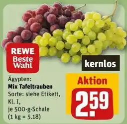REWE REWE Beste Wahl Mix Tafeltrauben Angebot