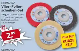 Sonderpreis Baumarkt GERMANIA Vlies-Polierscheiben-Set Angebot