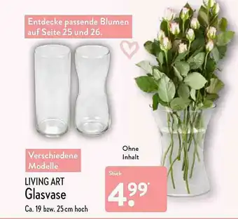 Aldi Nord Living Art Glasvase Angebot