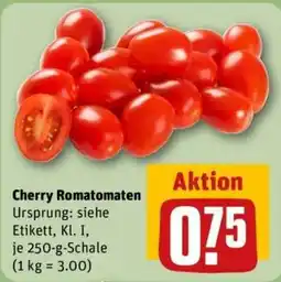 REWE Cherry Romatomen Angebot