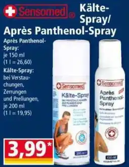 Norma Sensomed Kälte-Spray/Après Panthenol-Spray Angebot