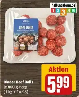 REWE Rinder Beef Balls Angebot