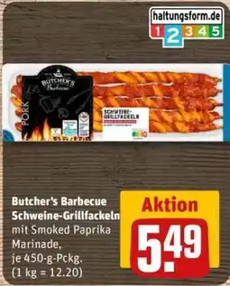 REWE Butcher's Barbecue Schweine-Grillfackeln Angebot