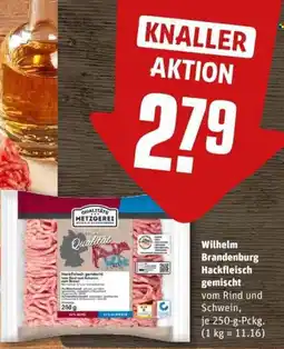 REWE Wilhelm Brandenburg Hackfleisch gemischt Angebot