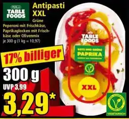 Norma TABLE FOODS Antipasti XXL Grüne Angebot