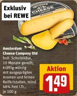 REWE Amsterdam Cheese Company Old holl. Schnittkäse Angebot