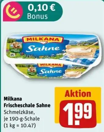 REWE Milkana Frischeschale Sahne Angebot
