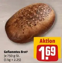 REWE Geflammtes Brot Angebot