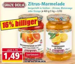 Norma Zitrus-Marmelade GRAZIE SICILIA Angebot