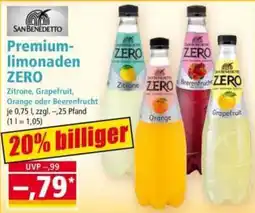 Norma San Benedetto Premium-limonaden ZERO Angebot
