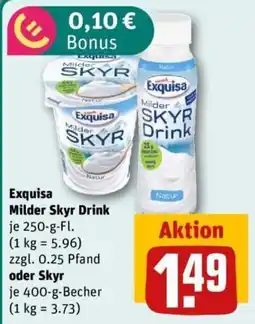 REWE Exquisa Milder Skyr Drink Angebot