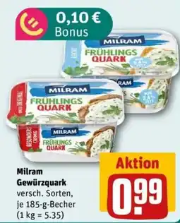 REWE Milram Gewürzquark Angebot