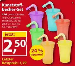 Sonderpreis Baumarkt Kunststoff-becher-Set Angebot